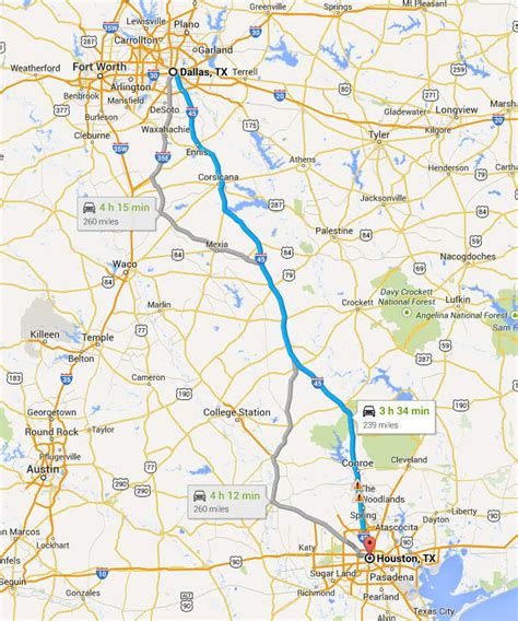 distance to houston texas|dallas to houston google maps.